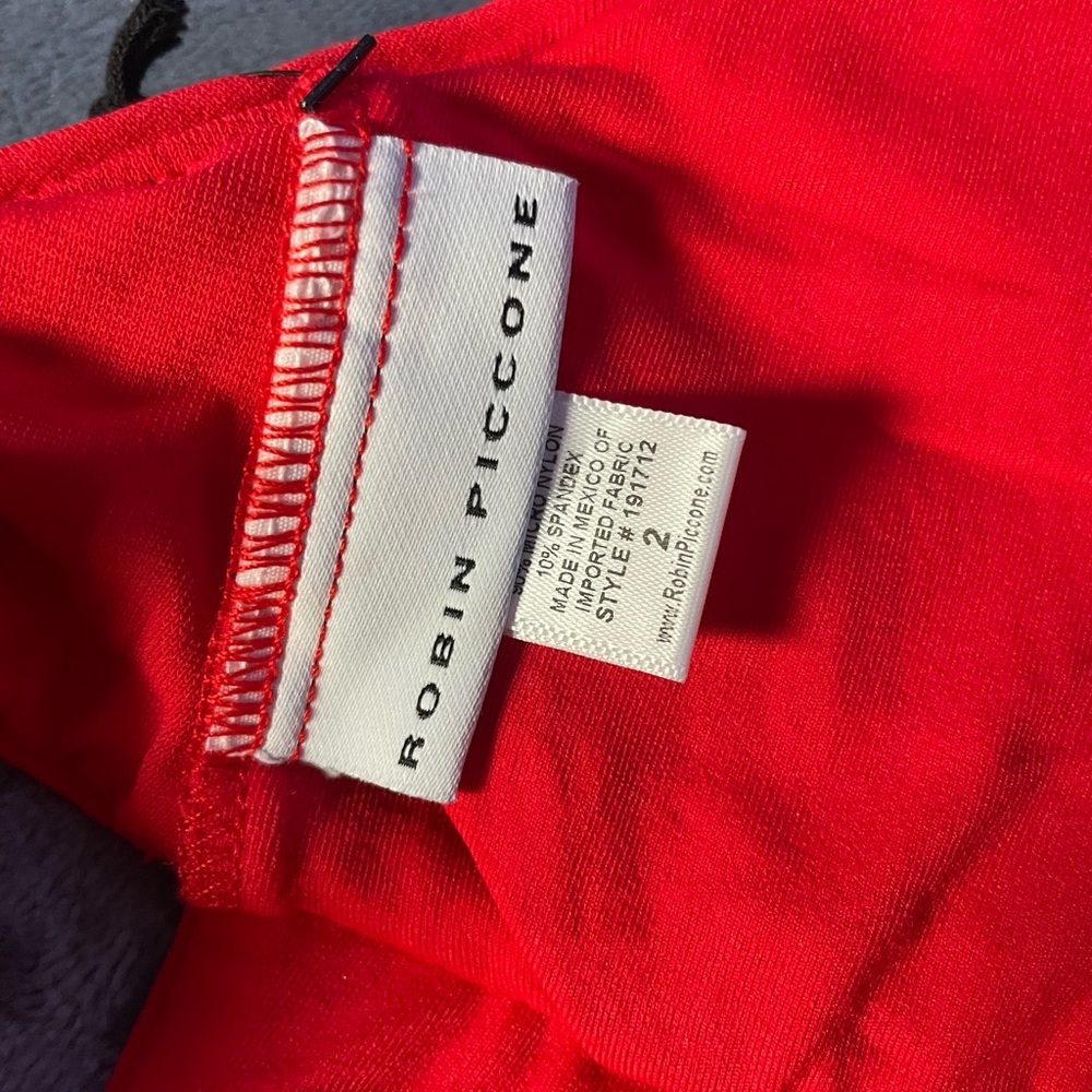 Robin Piccone Women's Kate Scoop Neck One Piece
Swimsuit | Red | NWT - Picture 13 of 15